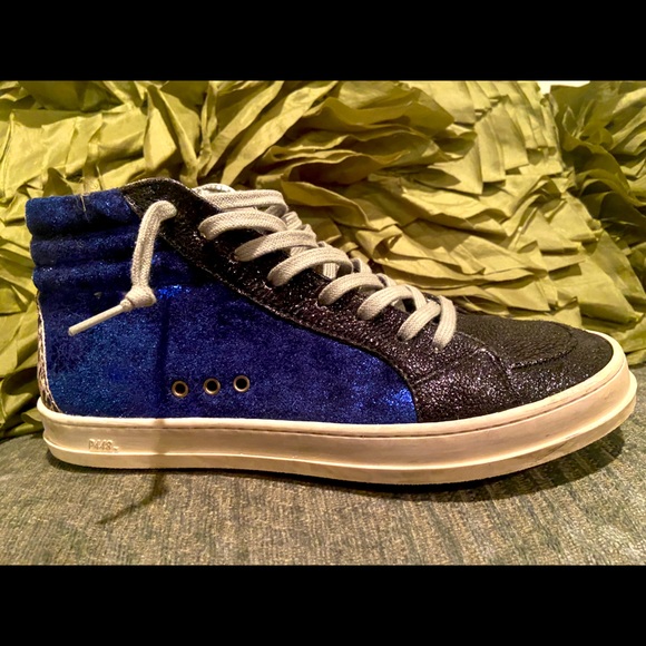 p448 ribbed high top sneaker